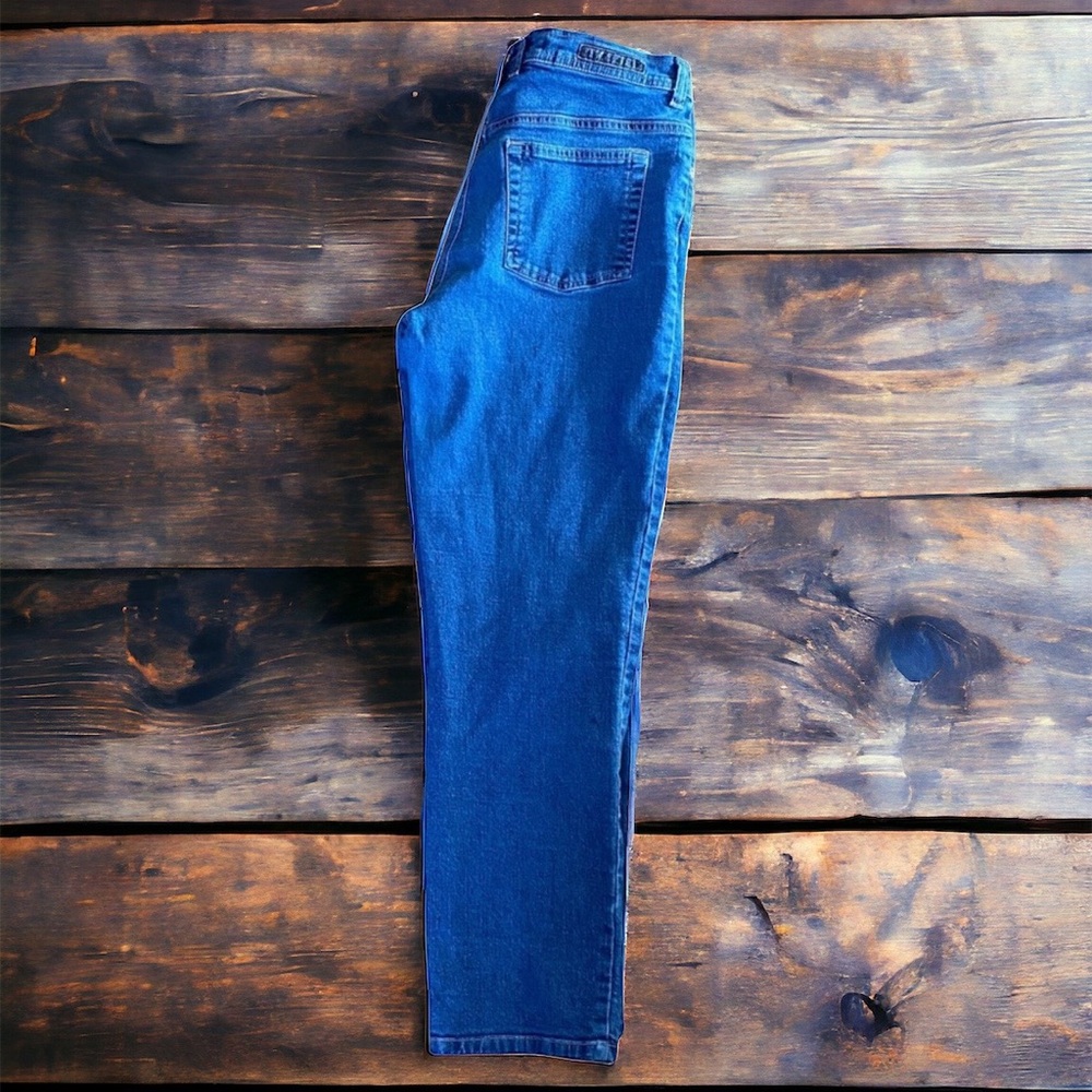 🤑 10/$100 Gloria Vanderbilt vintage blue straight leg stretch mom jean 10P